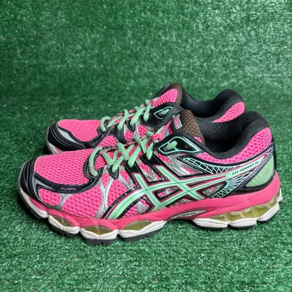 Asics Shoes Womens Size 9 Gel Nimbus 16 Running Lace Up Sneakers Pink