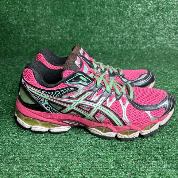 Asics Shoes Womens Size 9 Gel Nimbus 16 Running Lace Up Sneakers Pink