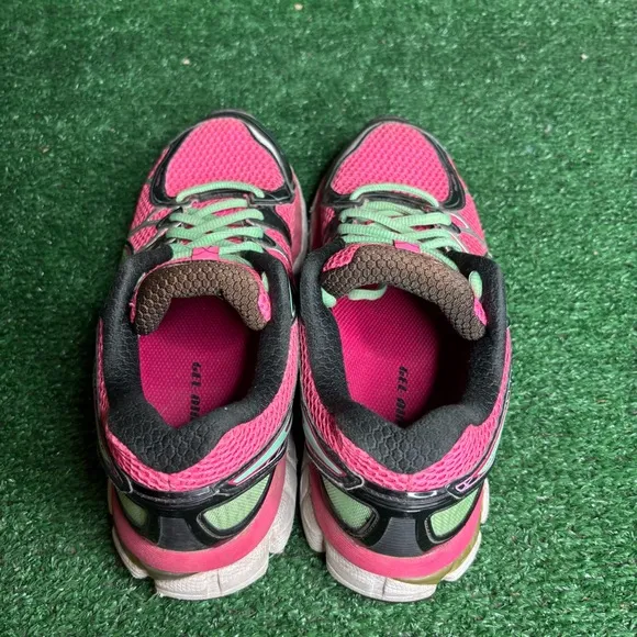 Asics Shoes Womens Size 9 Gel Nimbus 16 Running Lace Up Sneakers Pink