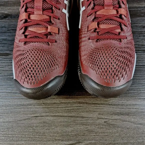ASICS Solution Speed FF 2 Antique Red Tennis Shoes - Men's Size 7