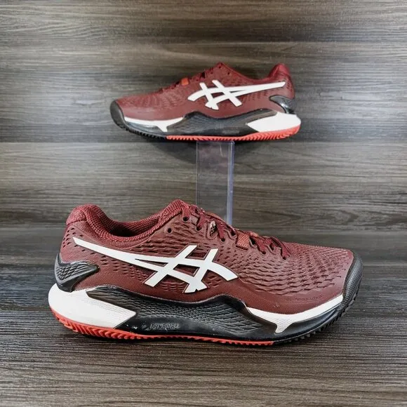 ASICS Solution Speed FF 2 Antique Red Tennis Shoes - Men's Size 7