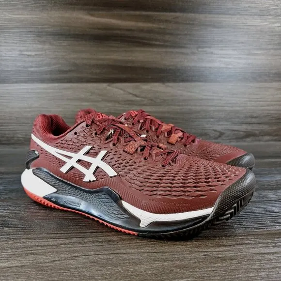 ASICS Solution Speed FF 2 Antique Red Tennis Shoes - Men's Size 7