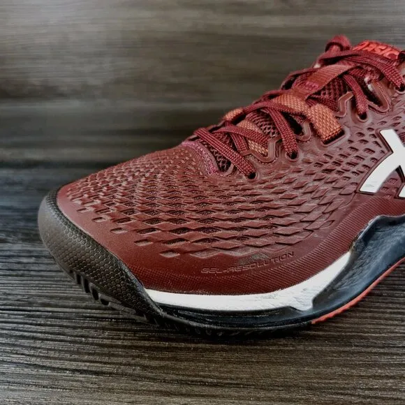 ASICS Solution Speed FF 2 Antique Red Tennis Shoes - Men's Size 7