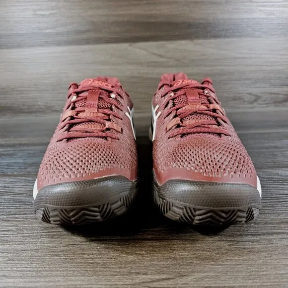 ASICS Solution Speed FF 2 Antique Red Tennis Shoes - Men's Size 7