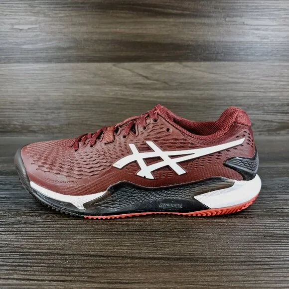 ASICS Solution Speed FF 2 Antique Red Tennis Shoes - Men's Size 7