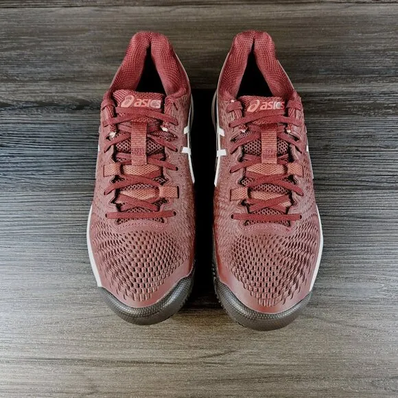 ASICS Solution Speed FF 2 Antique Red Tennis Shoes - Men's Size 7
