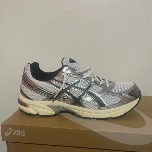 ASICS White and Silver Running Shoes