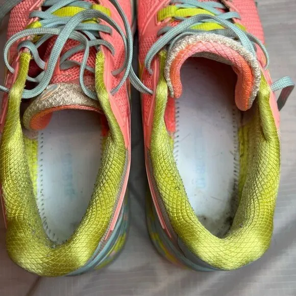 Asics Women’s Gel-Resolution Sneakers Coral/Sour Yuzu Colorful Sneakers Sz 9.5