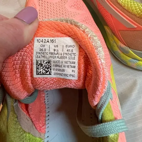 Asics Women’s Gel-Resolution Sneakers Coral/Sour Yuzu Colorful Sneakers Sz 9.5