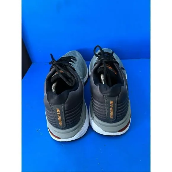Asics Mens GT 2000 6 T805N Gray Black Running Shoes Sneakers Size 12
