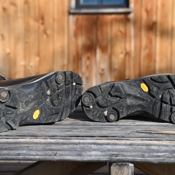 Asolo Black Lace Up Boots with Rugged Soles