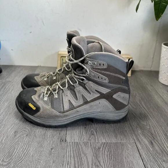 Asolo Neutron Sz 9.5 Hiking Waterproof Boots Men's Gray/black