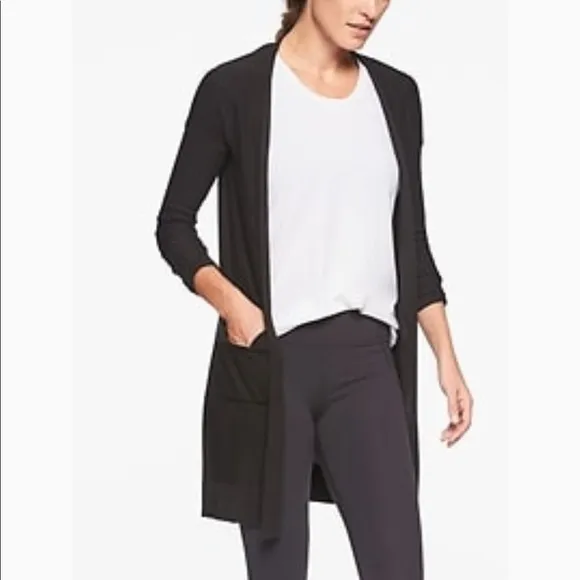 Athleta Reversible Explore Sweater Jacket Coat