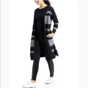 Athleta Reversible Explore Sweater Jacket Coat