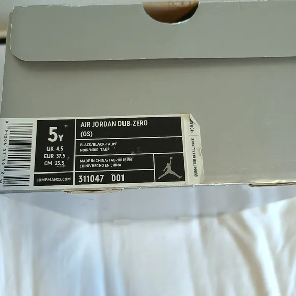 Authentic Air Jordan Dub-Zero