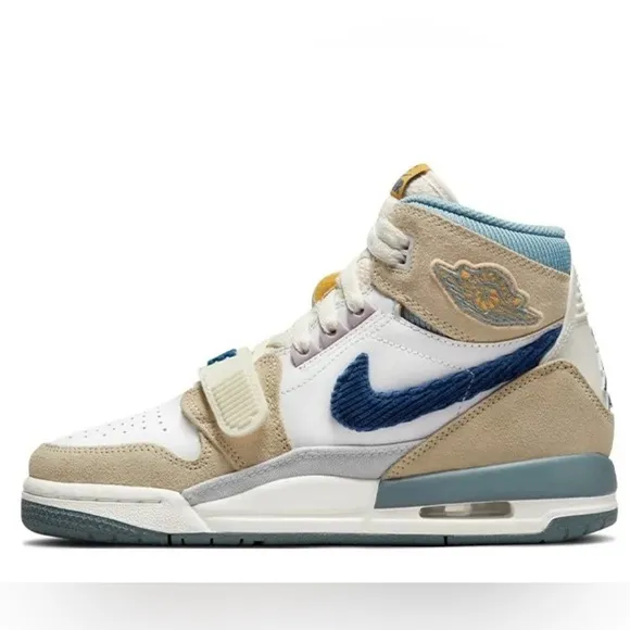 Authentic Air Jordan Legacy 312 Mid- “Corduroy SWOOSH” GS Sneakers-No Box