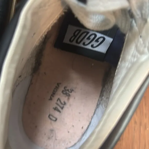 AUTHOR Golden Goose Black and Yellow Sneakers