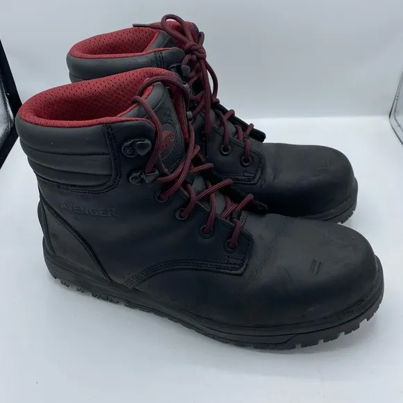 AVENGER a621 reflex CN WORK BOOTS - Men’s Work Hiking Boots in black Size 9 wide