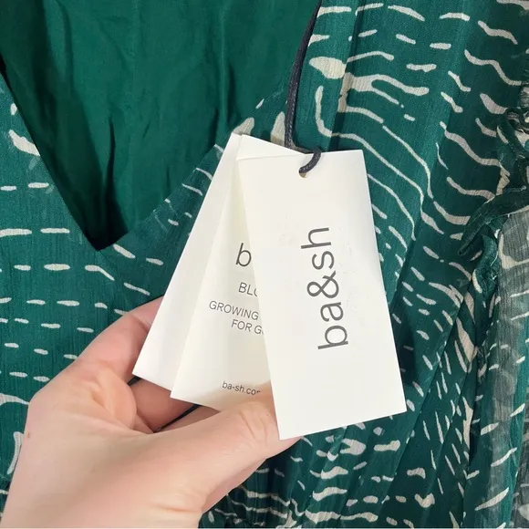 BA&amp;SH Gabriela Robe Midi Dress