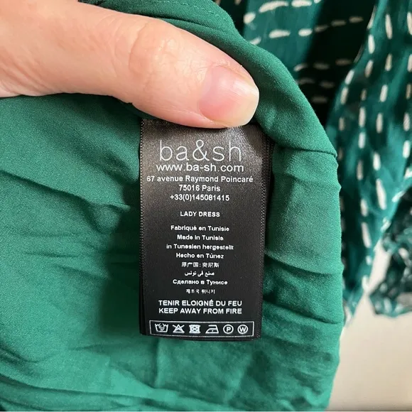 BA&amp;SH Gabriela Robe Midi Dress