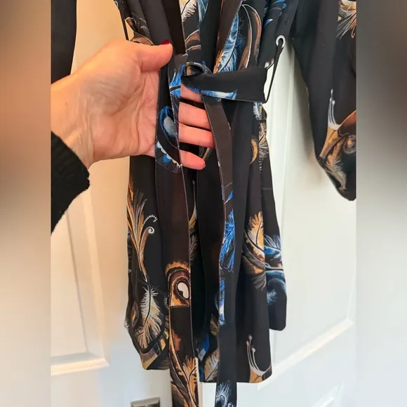 Babaton - Aritzia Black Floral Quincey Jacket