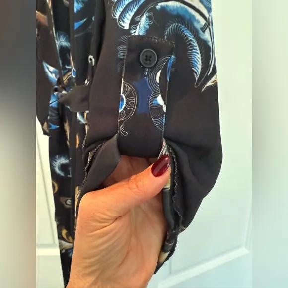 Babaton - Aritzia Black Floral Quincey Jacket