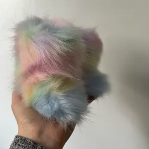 Baby furry boots