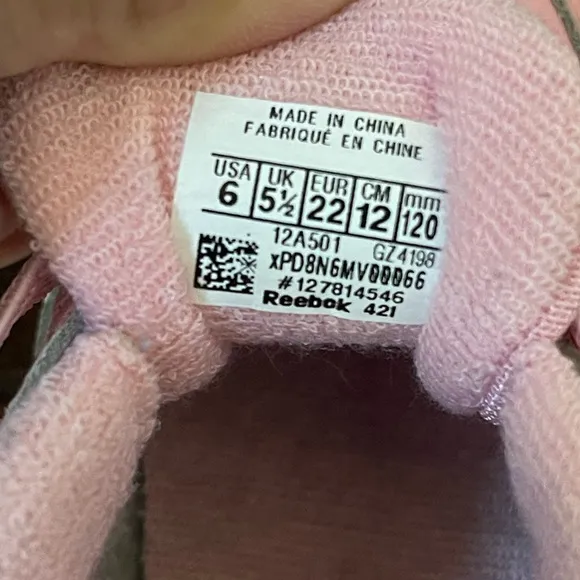 Baby Girl’s Classic Reebok Sneakers