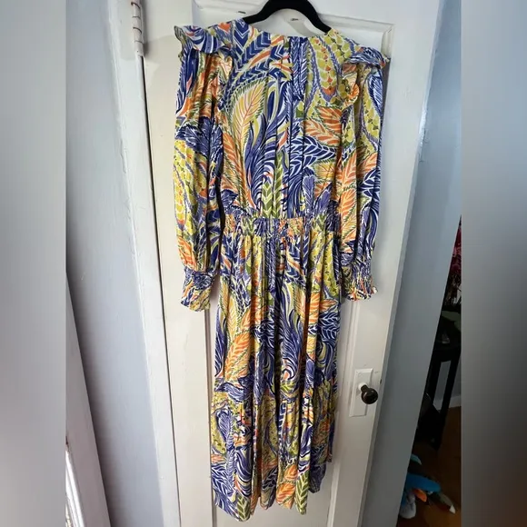 Banjanan Pearl Maxi Ruffle Dress M