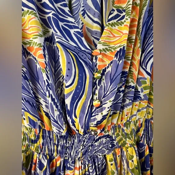 Banjanan Pearl Maxi Ruffle Dress M