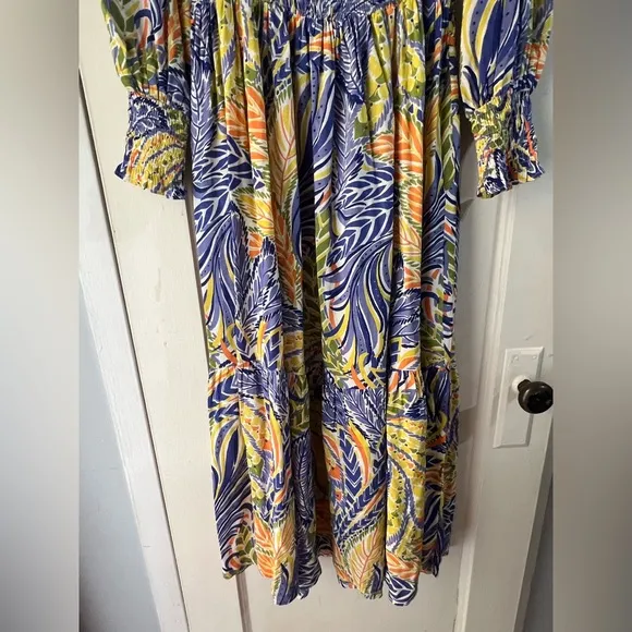 Banjanan Pearl Maxi Ruffle Dress M