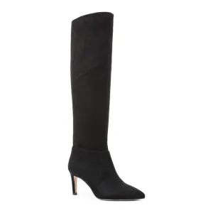 BCBGENERATION Womens Black Stretch Pointed Toe Stiletto Dress Boots 6
