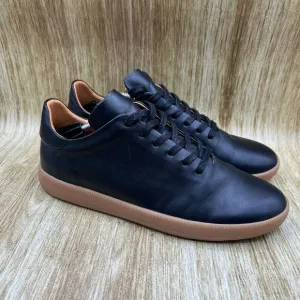 Beckett Simonon Men's Size 7 Black Leather Gum Athletic Shoes Sneakers‎ Casual