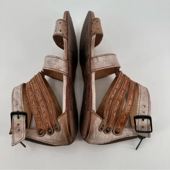 Bed Stu Leather Artemis Strappy Summer Sandals Size 8