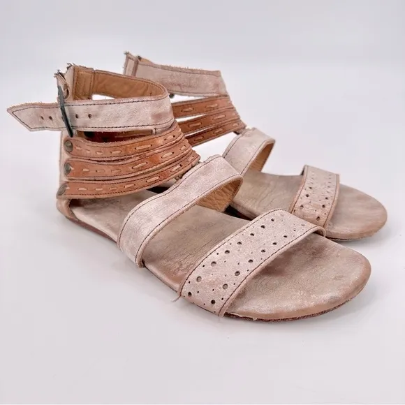 Bed Stu Leather Artemis Strappy Summer Sandals Size 8