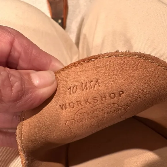 Bed Stu Womens  Genuine Leather Slip-On Shoes size 10