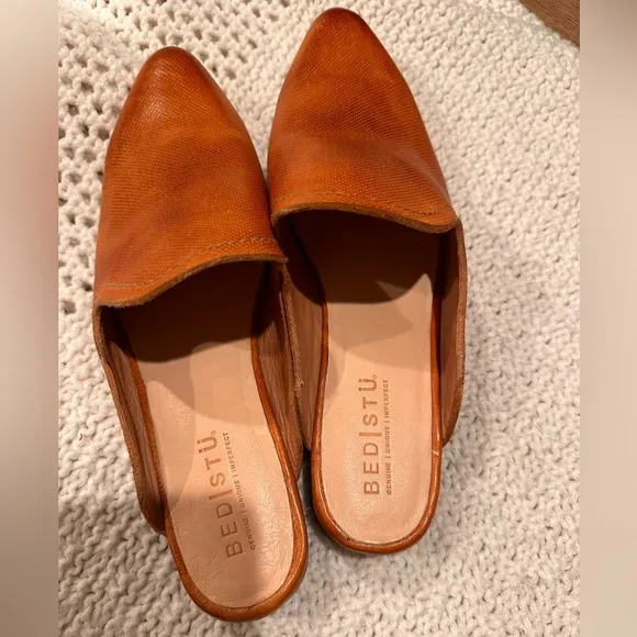 Bed Stu Womens  Genuine Leather Slip-On Shoes size 10