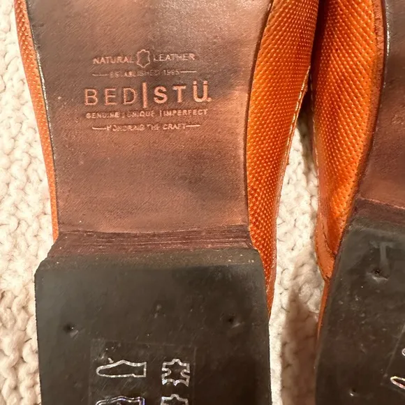 Bed Stu Womens  Genuine Leather Slip-On Shoes size 10
