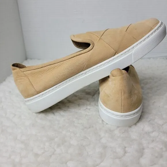 Beige Slip-On Sneakers
