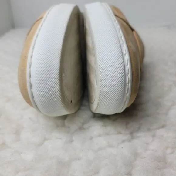 Beige Slip-On Sneakers