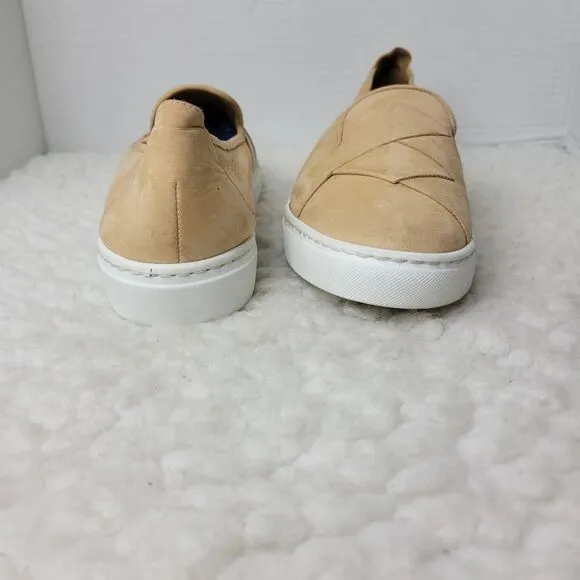 Beige Slip-On Sneakers