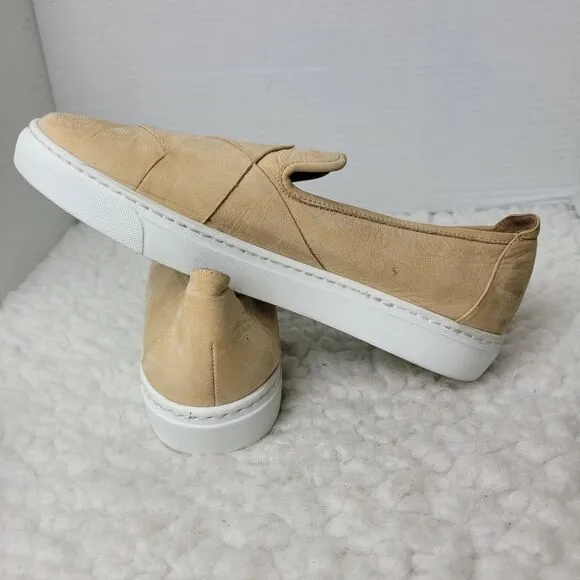 Beige Slip-On Sneakers