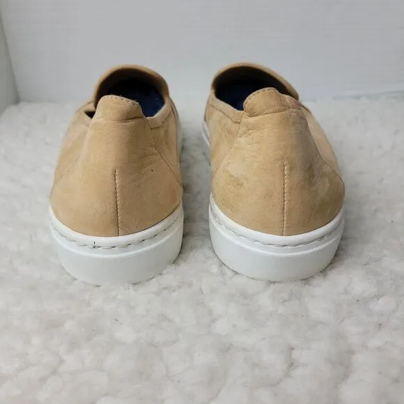 Beige Slip-On Sneakers