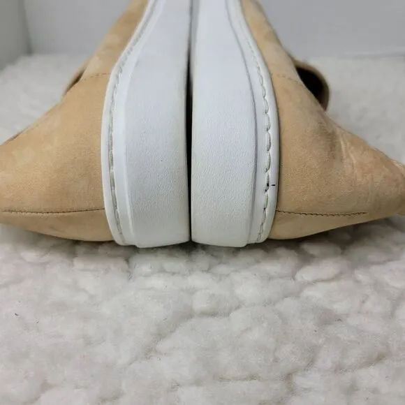Beige Slip-On Sneakers