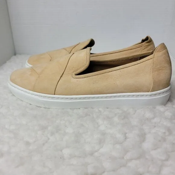 Beige Slip-On Sneakers