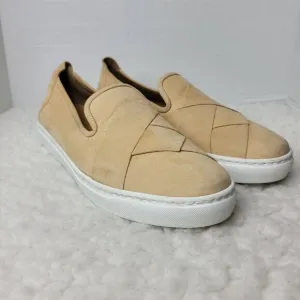 Beige Slip-On Sneakers