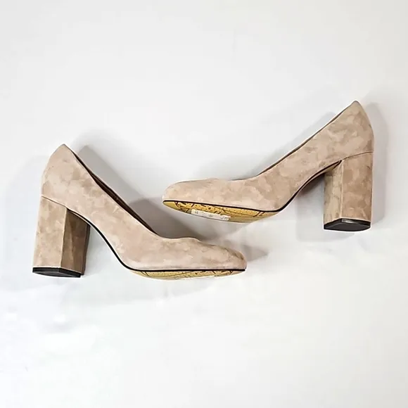 Bella-Vita Gray Suede Pumps Size 9.5
