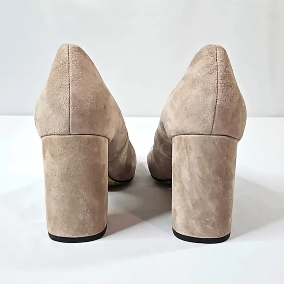 Bella-Vita Gray Suede Pumps Size 9.5