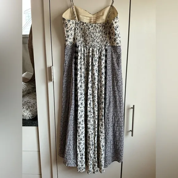 Bespoke Spliced Fabric Sundress, like Free People come together dress, MSRP $250