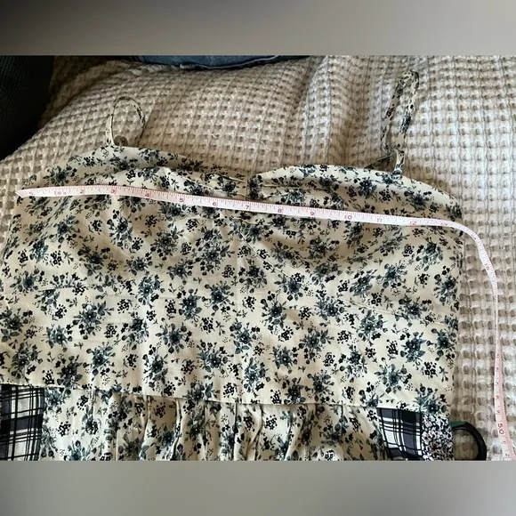 Bespoke Spliced Fabric Sundress, like Free People come together dress, MSRP $250